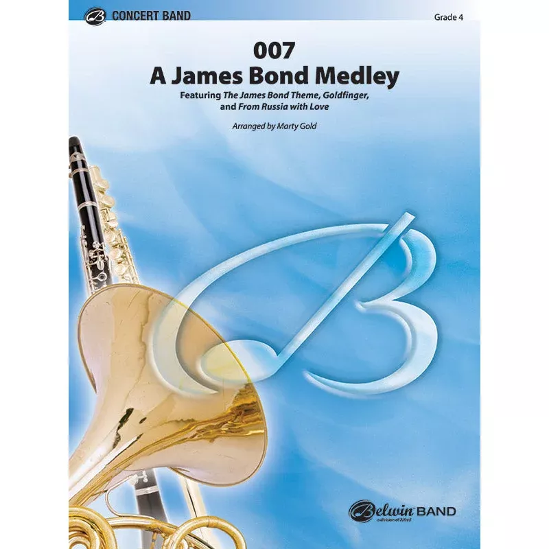 007 — A James Bond Medley: Concert Band Conductor Score & Parts