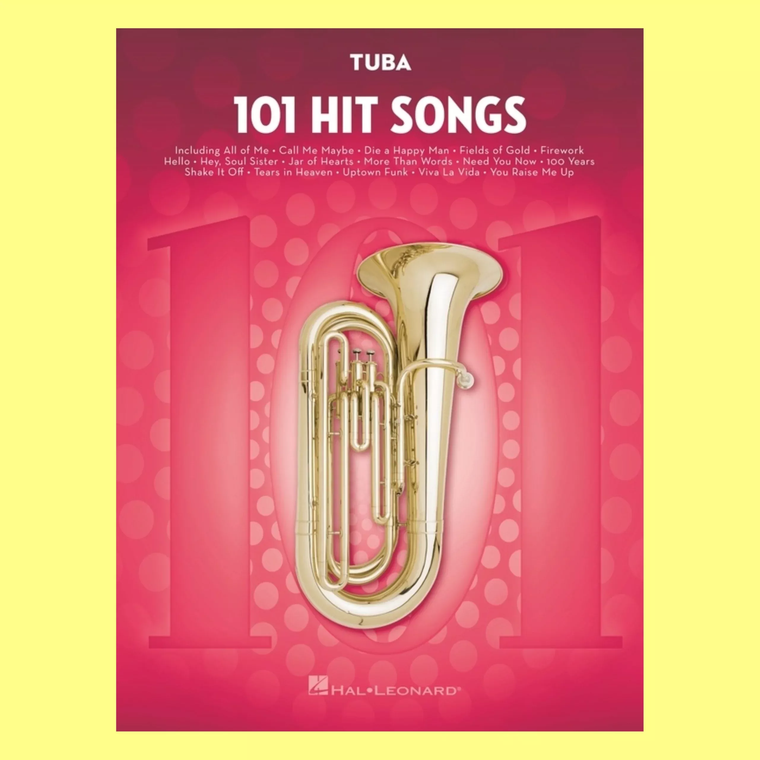 101 Hit Songs For Tuba Book