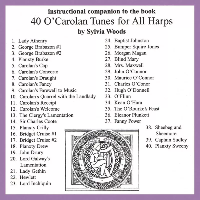 40 Ocarolan Tunes For All Harps Companion Cd