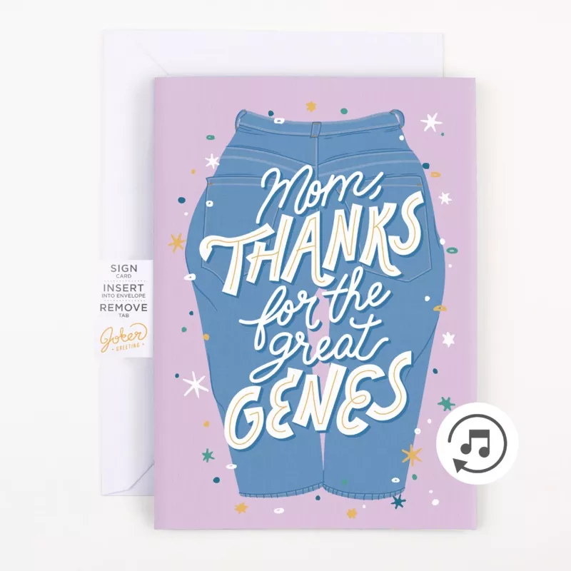 Endless Mother’s Day Fart Card With Glitter and Stickers