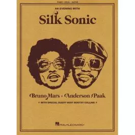 AN EVENING WITH SILK SONIC BRUNO MARS & ANDERSON PAAK FOR PIANO/VOCAL/GUITAR