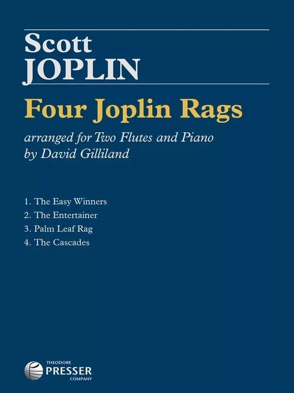 Four Joplin Rags For 2 Flutes/Piano