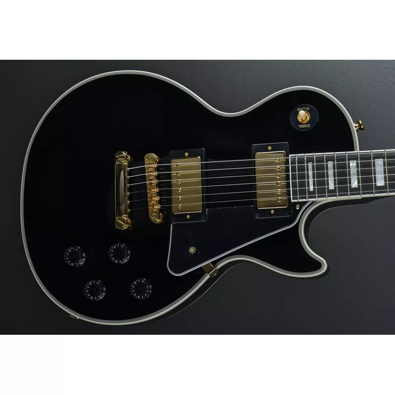"Inspired by Gibson Custom" Les Paul Custom - Ebony