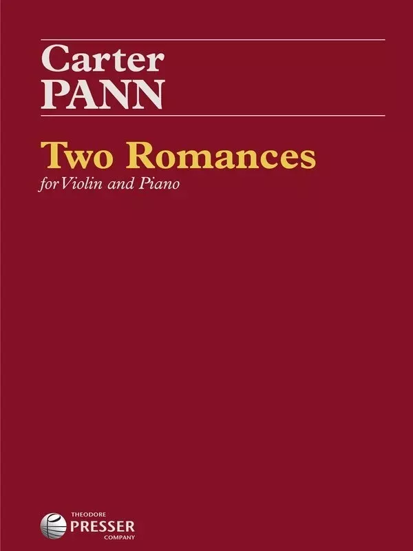 Pann - Two Romances Violin/Piano