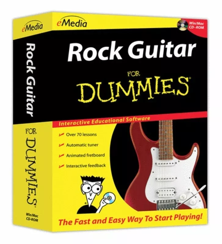 Rock Guitar For Dummies Software Program for Windowns or Mac CD-Rom