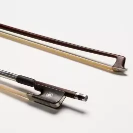 STEP-UP PERNAMBUCO WOOD CELLO BOW SIZE 4/4, NICKLE SILVER