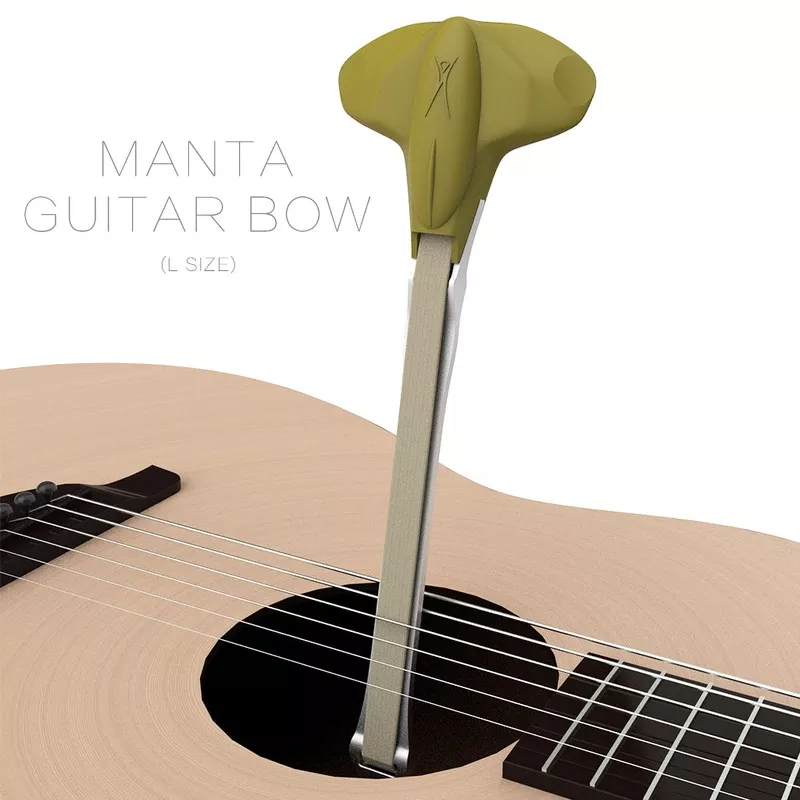 [Youlian] Manta Guitar Bow Creative Design Bow -Yellow With White Horsehair