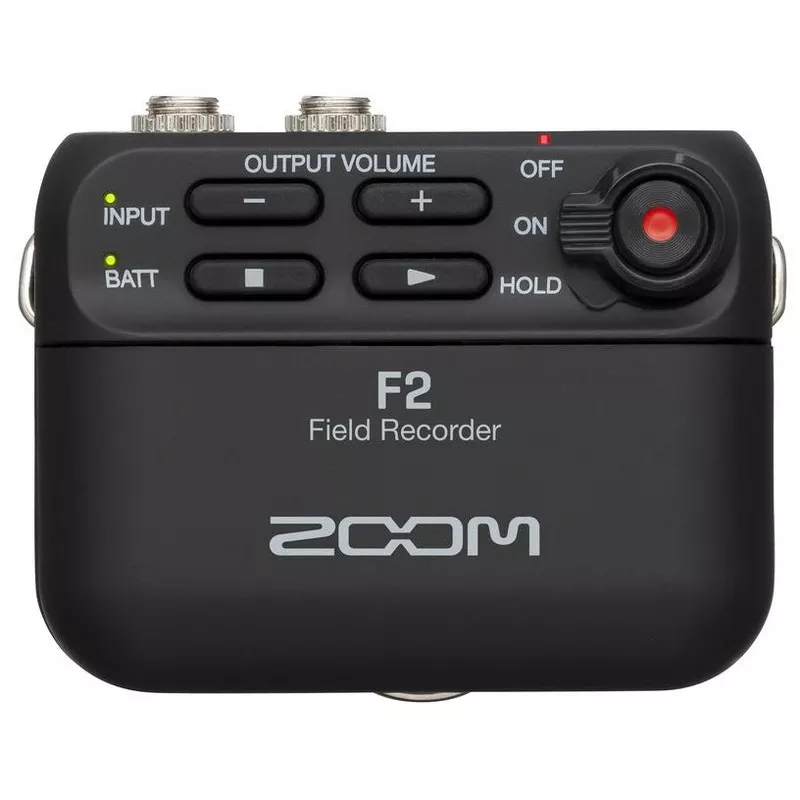 Zoom F2 Compact Field Recorder w/ Lavalier Mic