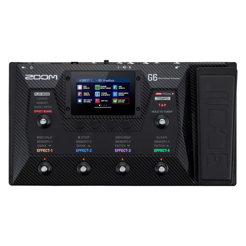 Zoom G6 Guitar Multi-Effects Processor - Mint, Open Box