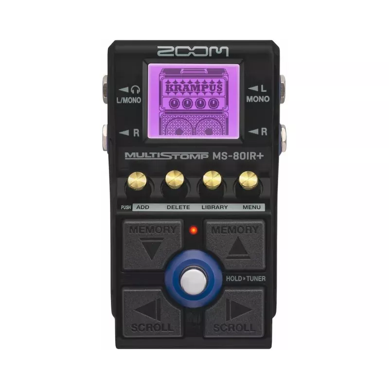 Zoom MS-80 IR+ Amp Sim and Multi-Effects Amp Modeler Guitar Pedal